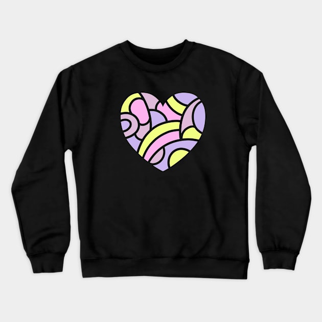 Colorful heart Crewneck Sweatshirt by SvetTees